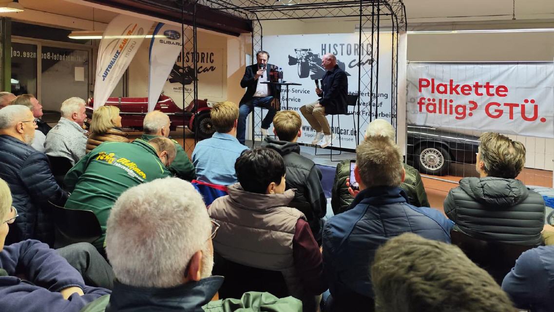 In lockerer entspannter Atmosph&auml;re fand die Talkrunde mit Goa Bellof statt